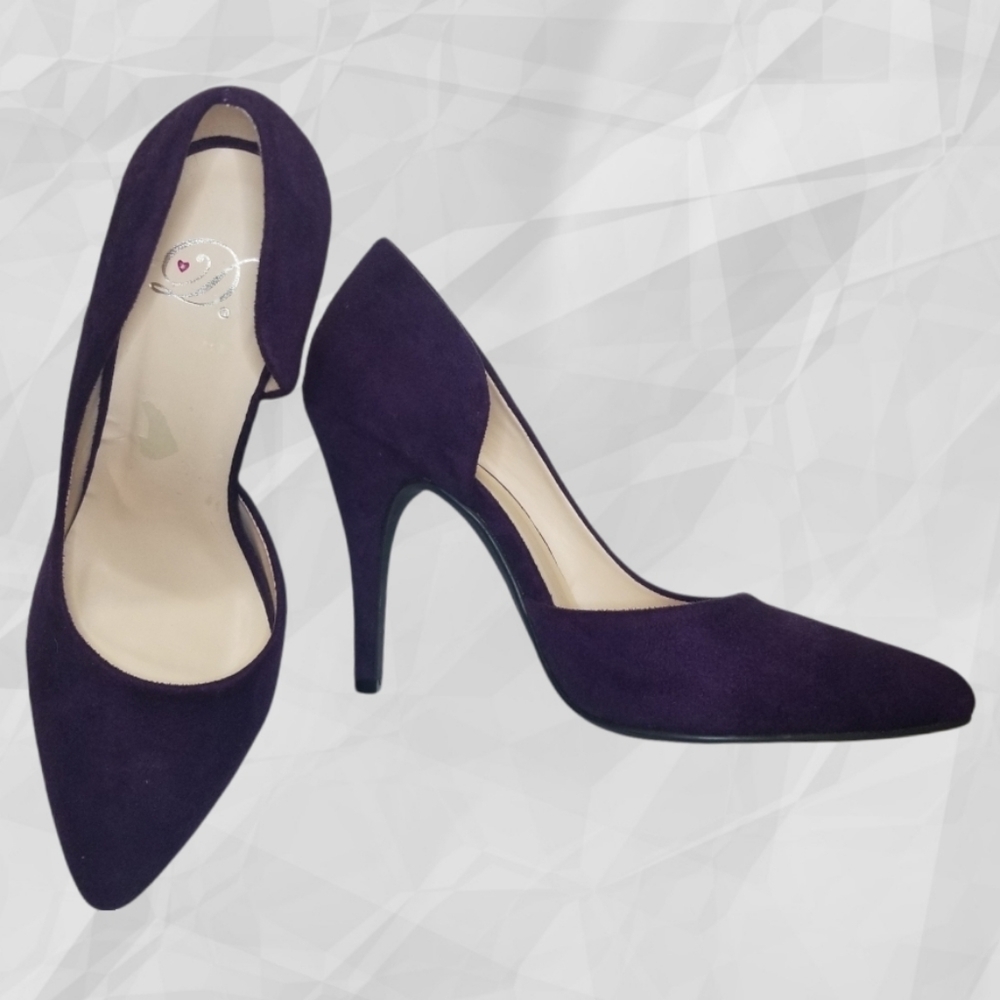 Heart in D Heels Purple 7.5